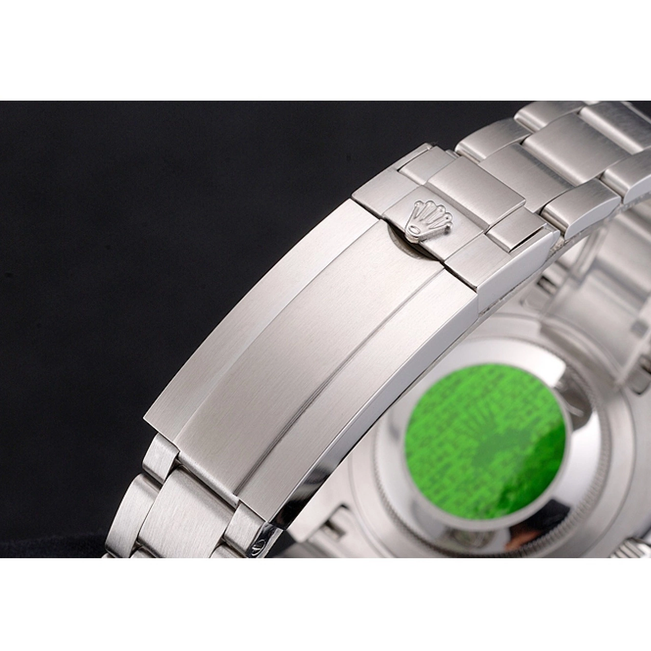 Rolex copies cheap Case Stainless Black Date Steel Rolex Bezel Bracelet Swiss Dial And And Submariner No 0824